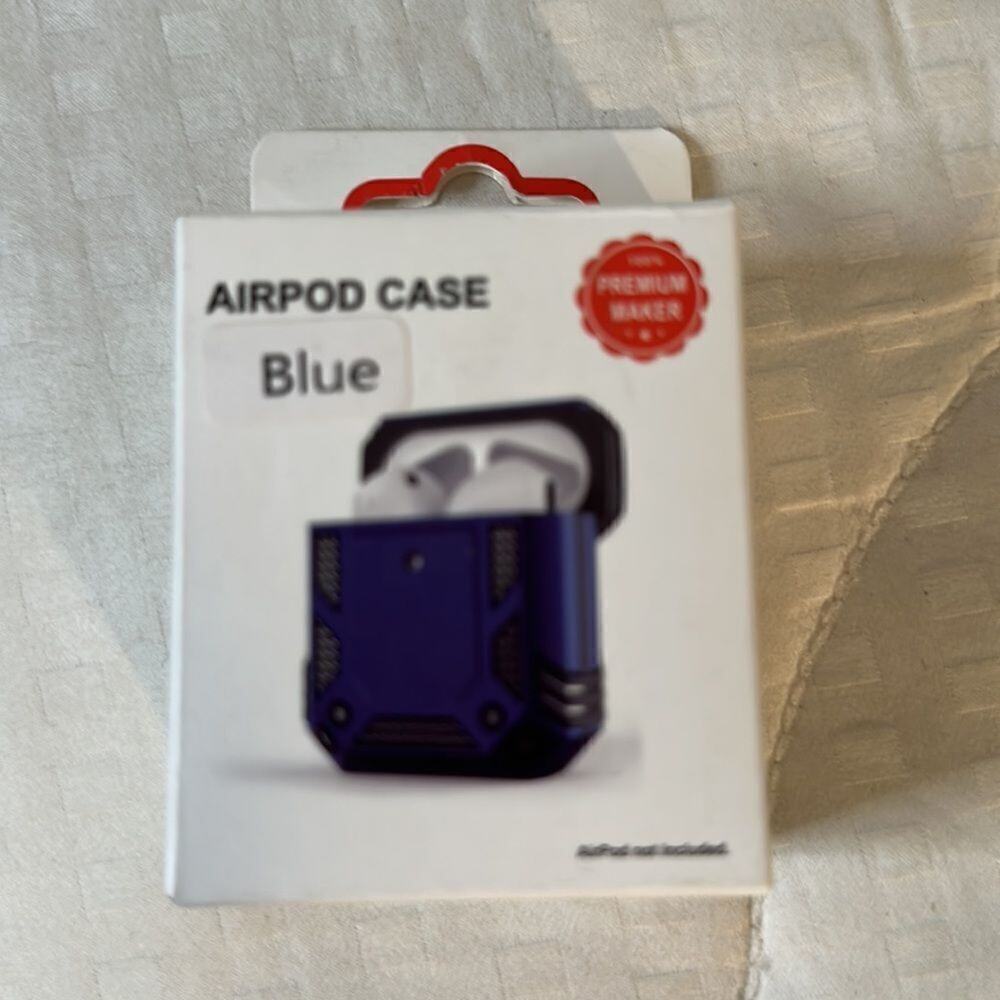 NIB Blue AirPods case never used. Still in box